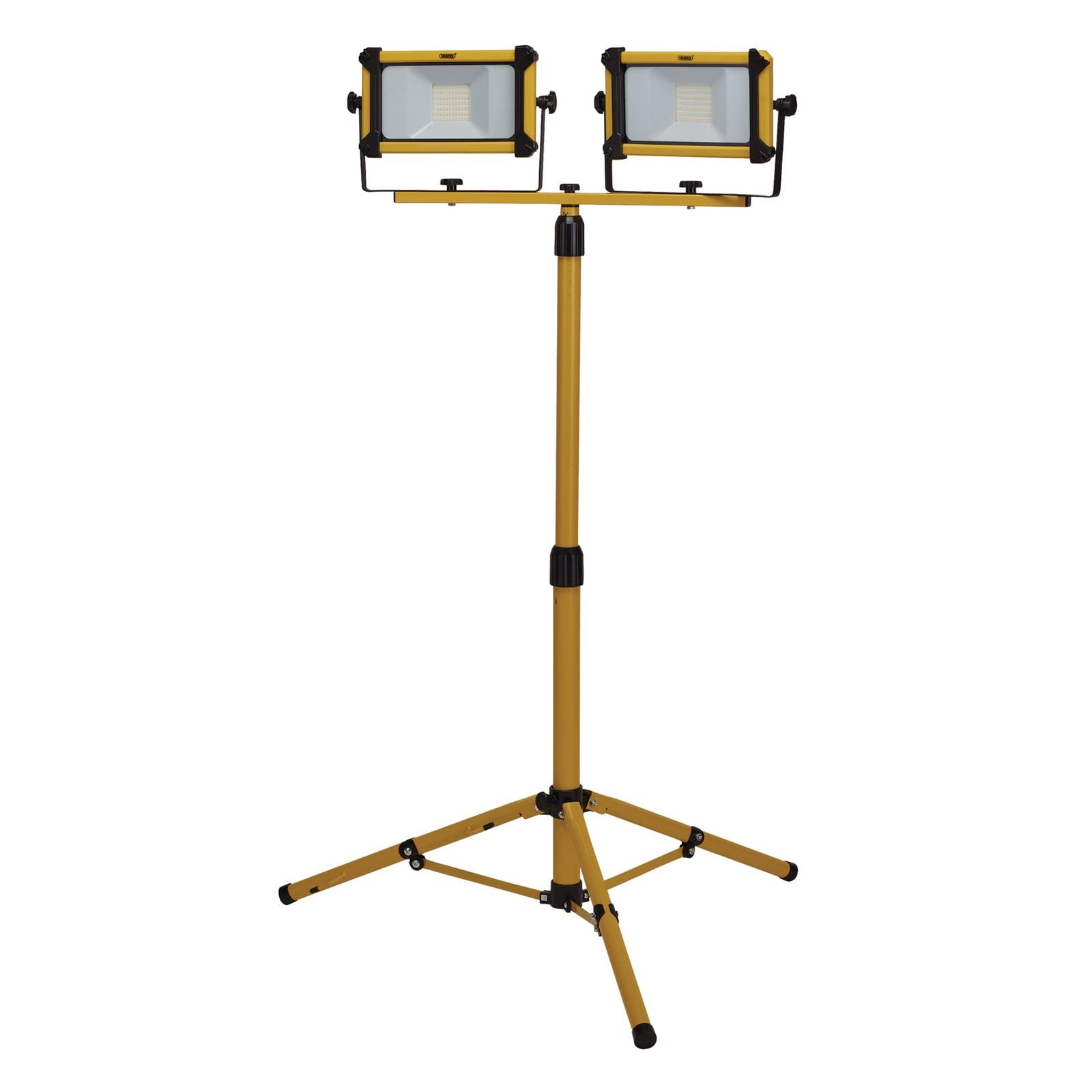 Draper 2 X 10W SMD LED Tripod Site Light - 2200 Lumens - 230V - Cool White