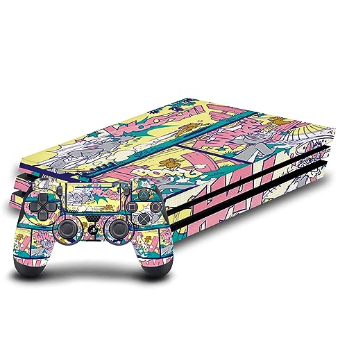 Autocollant de jeu PS4 Pro Tom and Jerry habillage vinyle pour session gaming en famille