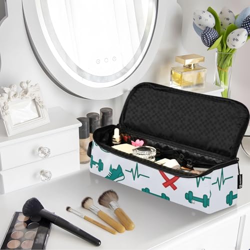 Bolsa de viaje 2 en 1 para herramientas de cabello con estera resistente al calor miniatura 7