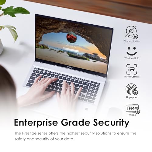 Image of MSI Prestige A16 AI+ (2024) 16 inch QHD+ Business Laptop: AMD Ryzen AI 9-365, Radeon Graphics, 32GB LPDDR5x, 1TB NVMe SSD, Type-C, WiFi 7, Win 11 Home: Urban Silver A3HMG-016US