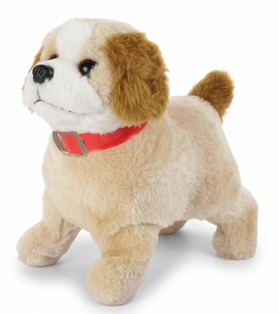 M-Alive Jumping, Walking and Barking Dog Soft Toy Fantastic Puppy Battery Operated Back Flip Dog Jump Run Toy Kid.-image-18
