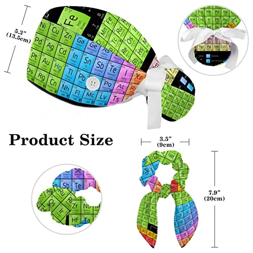 Cappucci Bouffant Scrub Regolabili Cappello da