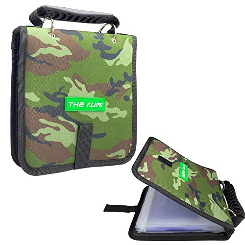 Thekuai Fishing Tackle Binder,Transparent Storage Bag, Sea Fishing Organized Storage Rig Bag for Baitsï¼ŒRigsï¼ŒJigs and Linesï¼ŒSuitable for Fresh Water and Saltwater (Fishing Tackle Binder)