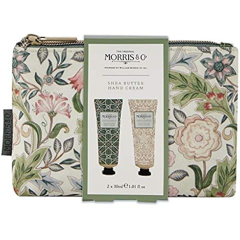 Morris & Co. Beauty Jasmine and Green Tea Hand Care Cosmetic Bag with Hand Cream Cover