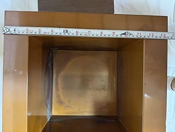 茶道具 銅製落とし 炉縁付 炉壇 高さ30cm外側40.2cm銅落としAK71 茶道具 銅製落とし 炉縁付 炉壇 高さ30cm外側40.2cm銅落とし