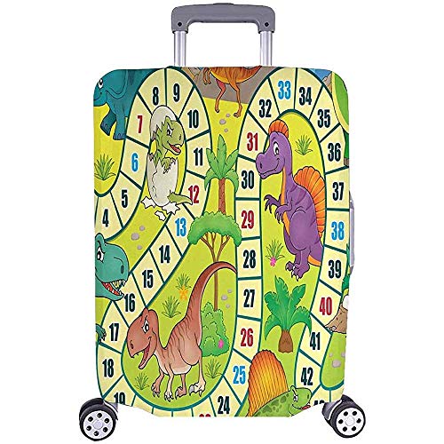 Preisvergleich Produktbild Kofferbezüge Reisegepäck Protectorss Brettspiel mit Dinosaurier-Motiv Passendes Gepäck Größe M