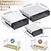 SVNNELP Under Desk Table Drawer Storage Organizer,3 Pack Large & Medium & Small Slide Out Desk Drawers - Hidden Desktop Organizer,Attachable Pencil Storage Tray Under Table(SML)