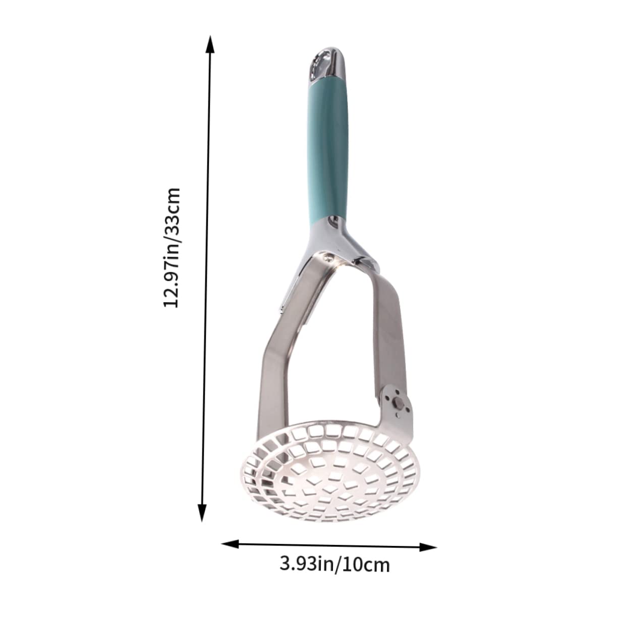 Cabilock Potato Masher Tool Handheld Vegetable Presser for Mashed Potatoes Pureed Veggies Kitchen Gadget Comfortable to Clean