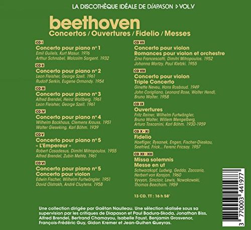 Image secondaire de Discothèque Idéale de Diapason - Volume 5 : Beethoven et Concertos