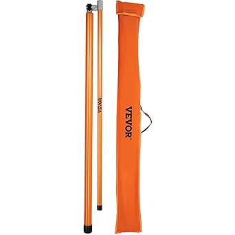 VEVOR Load Height Measuring Stick, 20' Sturdy Fiberglass Truck Height Stick with Adjustable Pole, Non-conductive Truck Height Measuring Stick with Carrying Bag, Height Stick for Trucks, Car Haulers