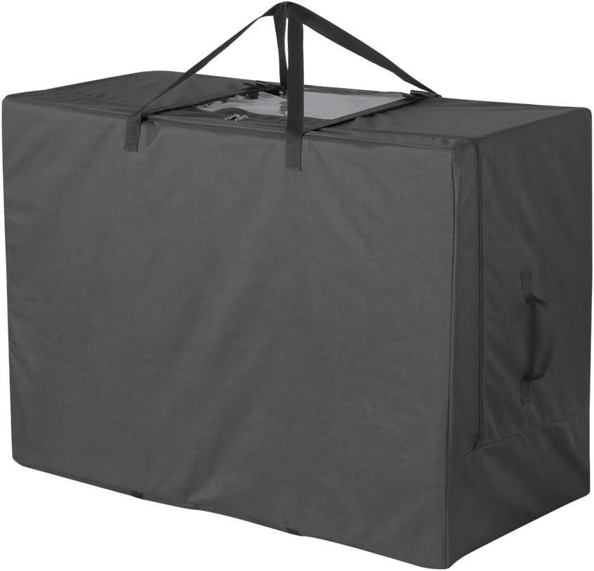 Folding Mattress Storage Bag - Heavy Duty Carry Case for Tri-Fold Guest Bed (Fits 4" Twin & Twin XL Mattress,Black)