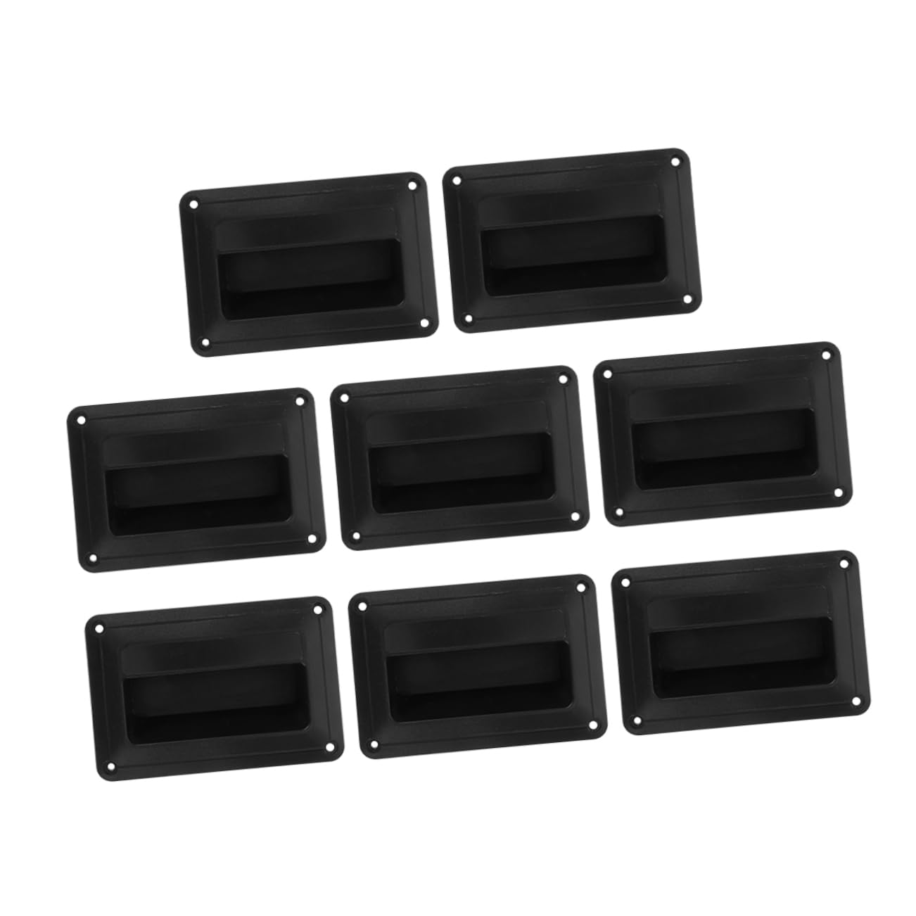 ifundom 8pcs Plastic Side Handle Replacement for Speakers Comfortable Grip Easy Install Suitable for Amplifiers and Cabinets Durable Speaker Handles