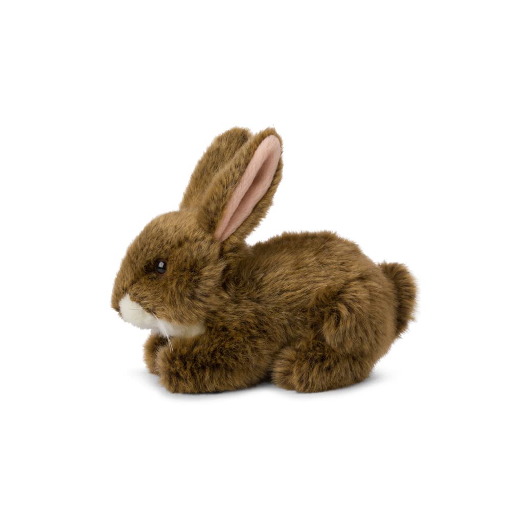 WWF 01111 - Pluszowe zwierzątko króliczek polny, realistyczne przytulanka, ok. 19 cm wysokości, cudownie miękkie i przytulne, możliwe pranie ręczne