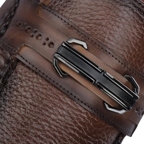 FRANCO CUADRA | Vintage Leather Driver for Men, Comfort and Distinction 58VVNTV Honey2