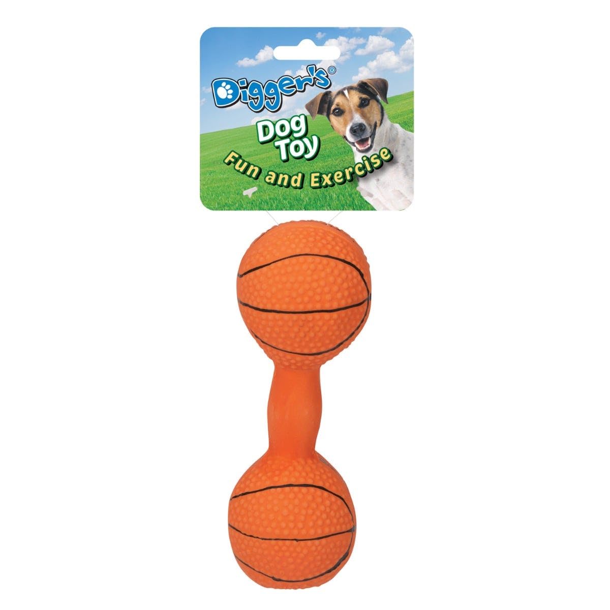 Pet Supplies : Pet Squeak Toys : Boss Pet 52531 Dumbell Latex : Amazon.com
