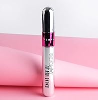 Vista 2 de FARMASI Máscara de doble extensión de pestañas, aplicador de alargamiento de pestañas, efecto natural de alargamiento y engrosamiento, sin