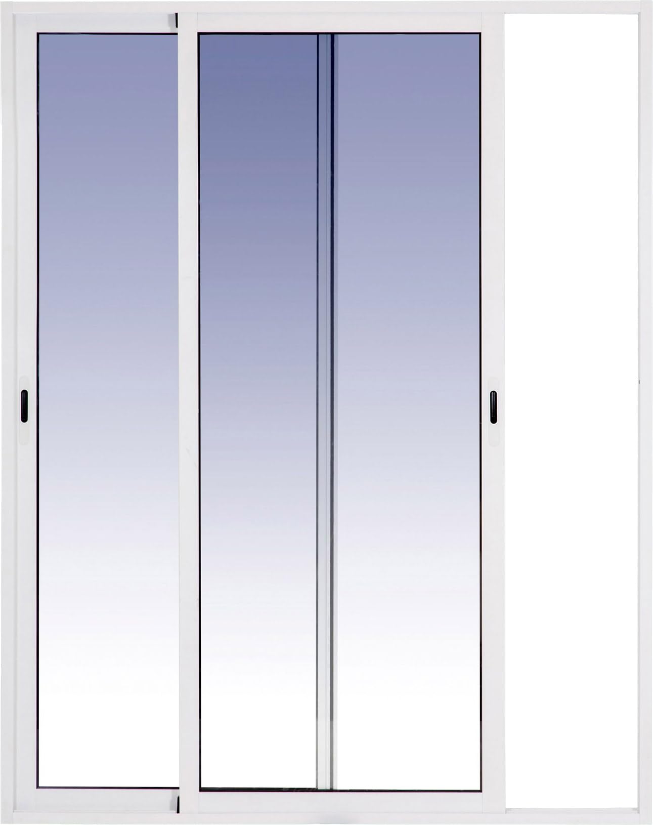 Ventanastock Puerta Balconera Aluminio Corredera 1600X2000 2h (marco preparado en kit)