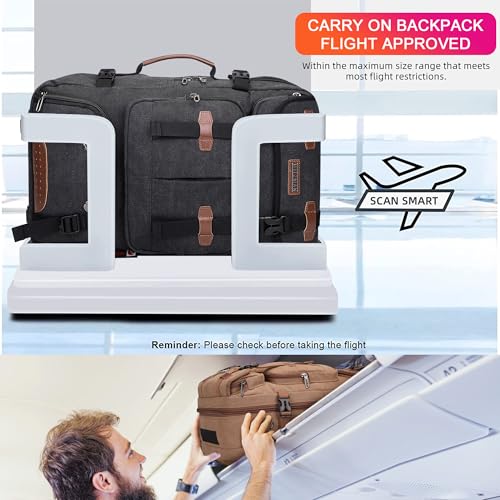 Image of WITZMAN Travel Backpack for Men 45L Large Carry-on Airline Approved