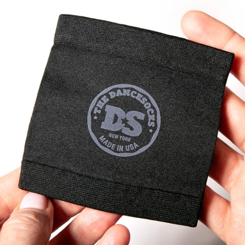Made in USA | The Original Over Sneaker Dance Socks | Smooth Floors (2 Pairs) (Black)2