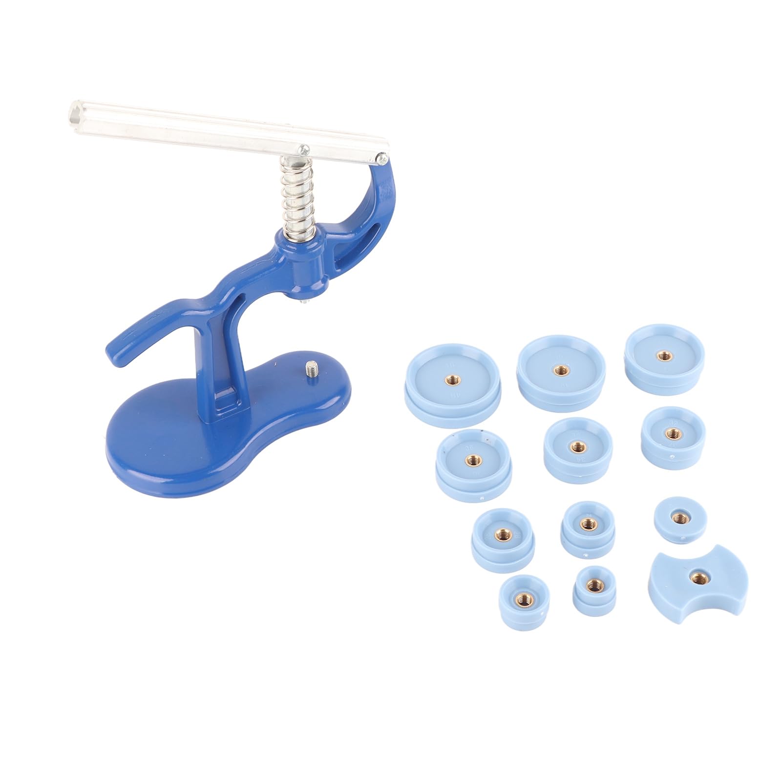 Presse à boîtier de Montre, kit d'outils de réparation de Montre, Presse à Fond de boîtier de Montre avec 12 moules, Assemblage de Verre, kit de réparation d'horloger pour la répar
