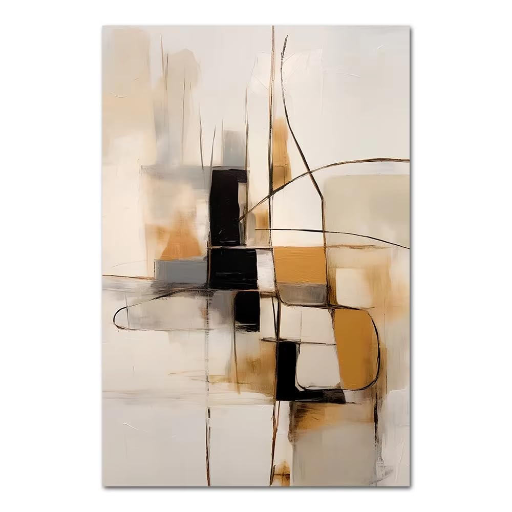 IHHGNB Modern Minimalism Wall Art Canvas Painting Abstract Poster Prints Canvas Pictures for Living Room Home Decor(70x100cm(28x39in)/No frame)