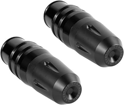 For Kawasaki Z1000 Z1000SX 2013-2017 2 Pcs Motorcycle Accessories Exhaust Sliders Crash Pads Protector (Black)