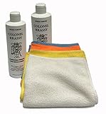 Colonel Brassy 2-Pack Metal Chrome Aluminum Plastic Cleaner with 4-Pack Grace I AM Microfiber polishing Towel/Cloth