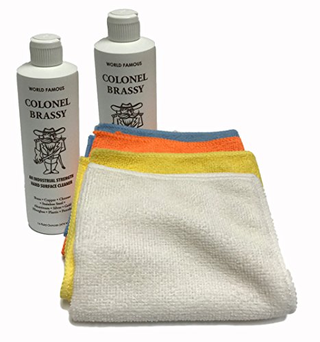 Limpiador Metal Cromo Aluminio Plástico 2 Pack con 4 Paños