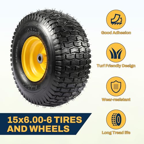 Lawn Mower Tire with Mower