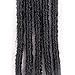 Dsoar 6 inch Handmade Dreadlocks Extensions Men's Dreadlocks Fashion Reggae Hair Hip-Hop Style 20 Strands/Pack Synthetic Dreadlocks Hair For Men
