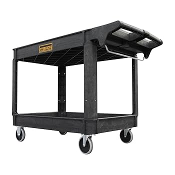 Amazon.com: Utility Service Cart, 2-Shelf 500LBS Heavy Duty