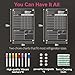 2 pcs Acrylic Magnetic Chore Chart for Kids on Fridge, Chore Board, Dry Erase Chore Chart, 12