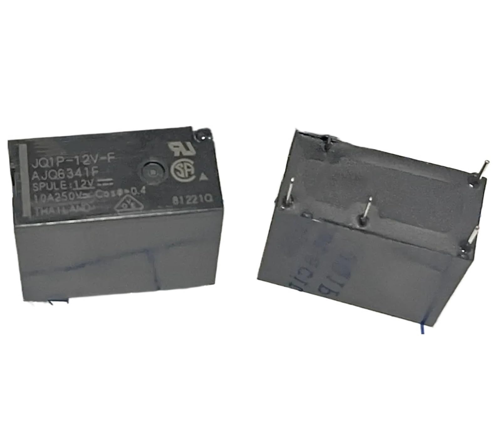 Relais AJQ6341F JQ1P-12V-F haute performance 10A pour commutation stable