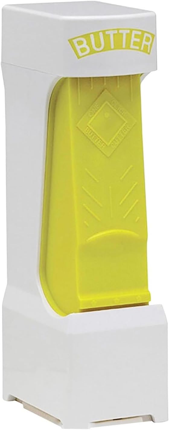Cheese Slicer & Butter Cutter – One-Touch Dispenser fit for Cutting Butter, Cheese, Chocolate – Kitchen Utensil for Toast, Bagels, Baking