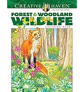 Creative Haven Forest & Woodland Wildlife Coloring Book (Adult Coloring Books: Animals)