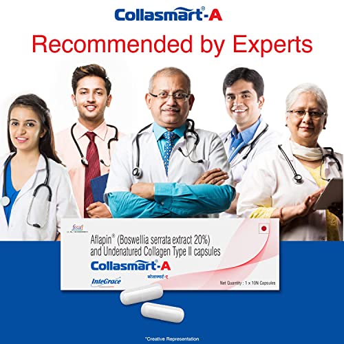 Image of UC-II Undenatured Type 2 Collagen with Plant Extract - Aflapin (Boswellia Serrata)|30 Mini Capsules (Pack of 2) | 20mg Advanced Health Supplement for Men and Women