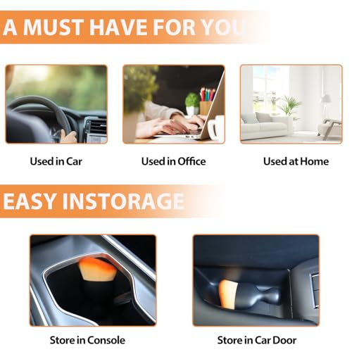 Car Interior Detailing Brush Cleaning Kit, Soft Bristle Dusting Brush - image 6