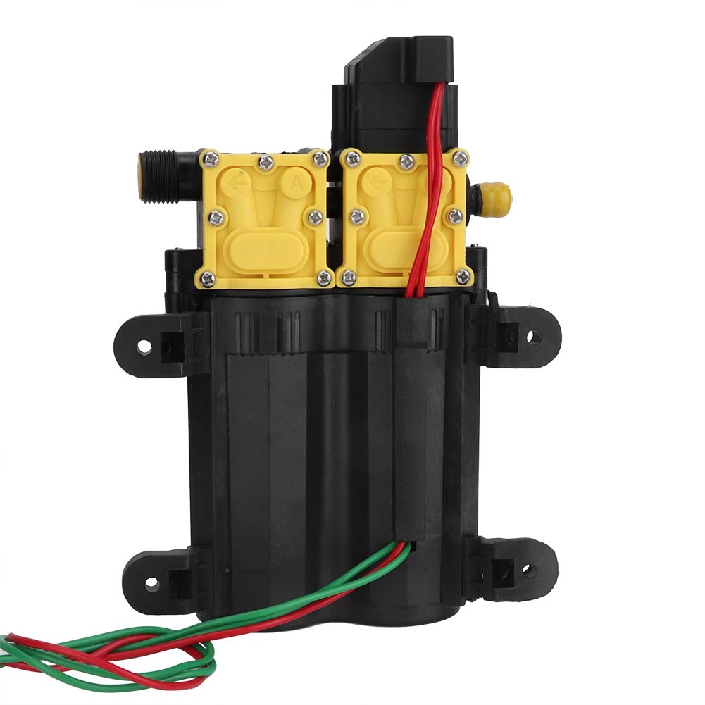MAGT Pompa a Membrana Pompa Acqua, 12V ad Alta Pressione Tipo a Doppia Aspirazione in Plastica Tecnica per Casa Giardino Veicoli