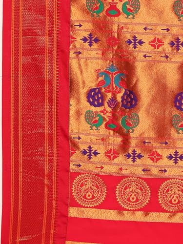 Varkala Silk Sarees paithani silk saree – image 5