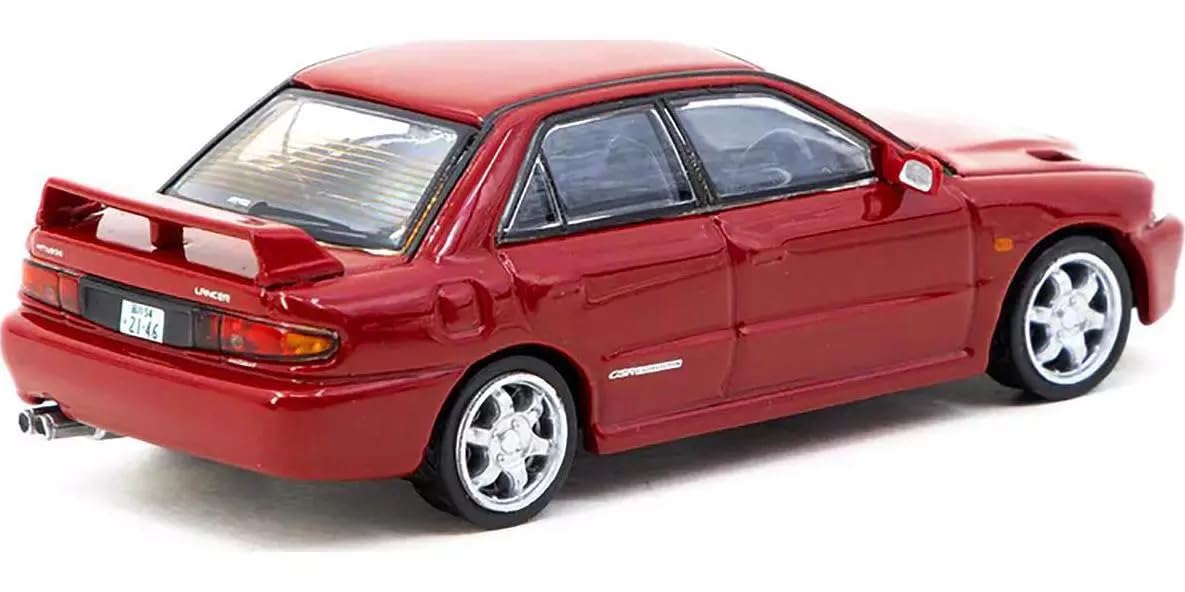 1/43 三菱　ランサーGSRエボリューション　初代ランエボ　レッド　ミニカー Amazon | ターマックワークス 1/64 三菱 ランサー GSR