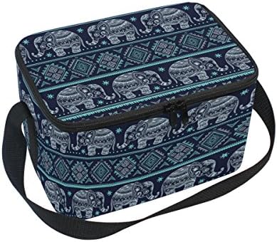Rainbow Glitter Star Stripe Lunch Box Bag, Insulated Cooler Ice Lunch Tote Bag Reusable for Men Women Adult Kids Boys Girls