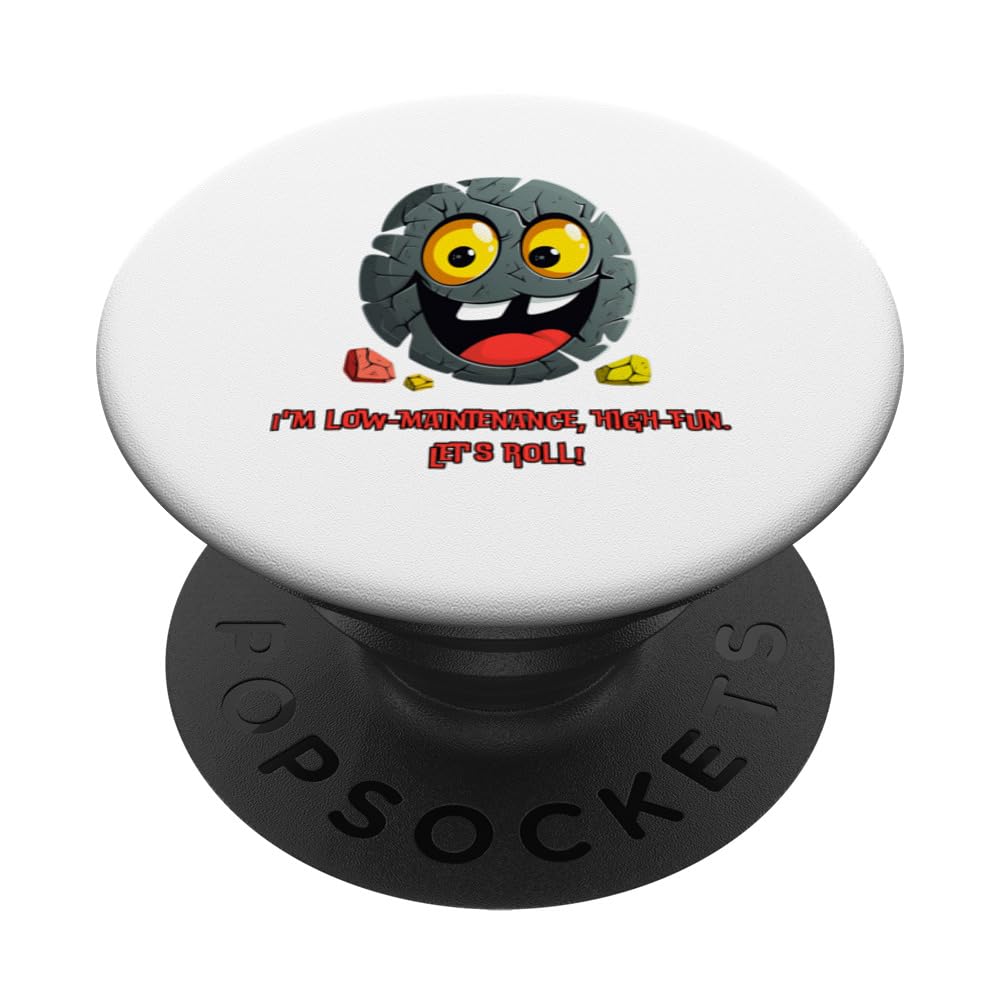 Low-Maintenance, High-Fun: Pet Rock Design PopSockets Swappable PopGrip