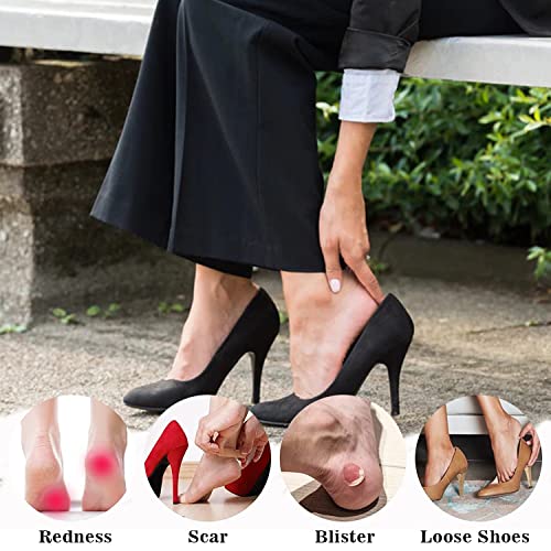 18 Pairs Shoe Filler High Heel Cushion Pads Adjustable Toe Filler Inserts Front Insoles Heel Grips Liner Insert for Preventing Too Big Shoe from Heel Slipping Blisters Relieve Pain by Hokoad - Image 6