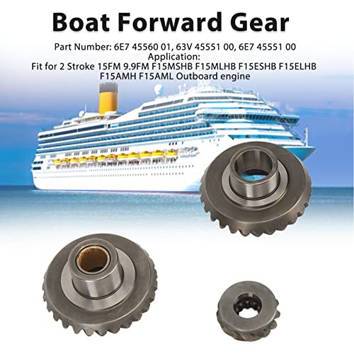3 Peças de Marcha de Avanço de Barco, 6E7 45551 00 Kit de Engrenagem de Motor de Popa Adequado para