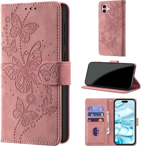 CaseGla Handyhülle für iPhone 16 6 1 Zoll Hülle Rosa