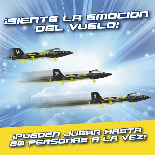 Avion RC stable 4 canaux Bizak Jet Xtreme Harrier avec LED +8 ans