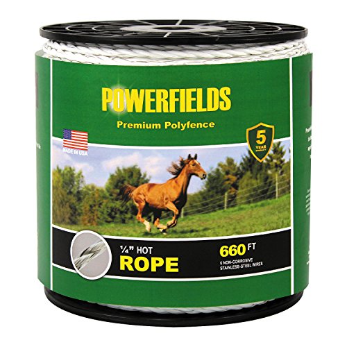 Powerfields EWHR-660 Hot Rope, 660-Feet, White