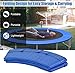 EkiDaz LXUKYG Replacement Trampoline Surround Pad PVC Top Outdoor Garden Safety Guard Spring Cover Edge Protection for Round Trampoline Accessories (Size : 13FT3.96M)