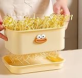 Easy-to-Use IKitchen Sprouter Kit - Non-Electric Sprouting Tray for Growing Bean Sprouts, Microgreens & Salad Seeds | No Soil, No Paper, Just Add Water | Perfect for Healthy, Organic Greens at Home