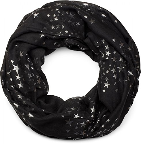 styleBREAKER fular de tubo con estampado de motivo «all over» de estrellas...